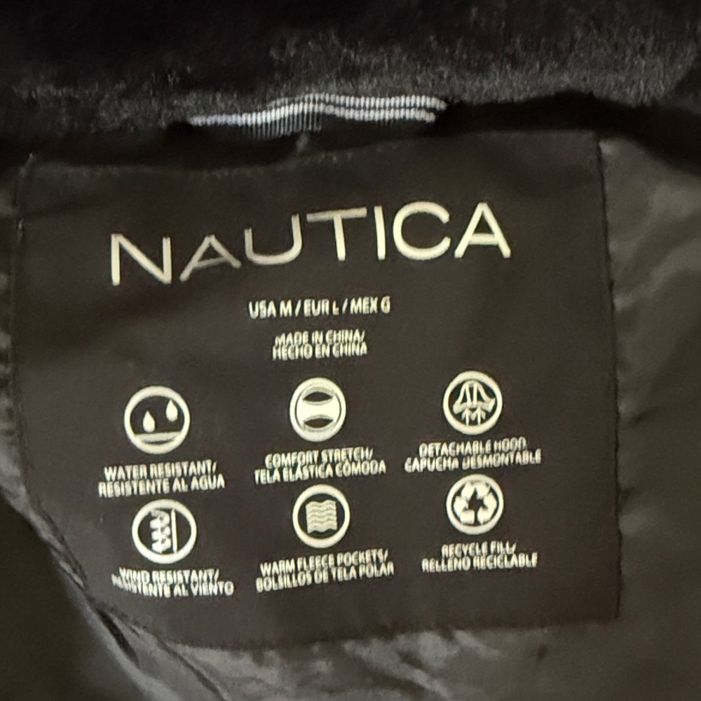 Nautica Charcoal Water-Resistant Jacket